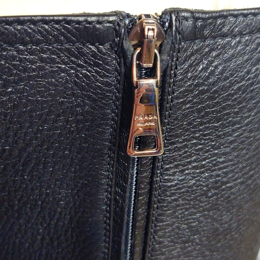 🖤♥️PRADA♥️🖤Lug Sole High Heel Black Deerskin Boot, size 41 (US 11), 🆕 - Picture 9 of 16